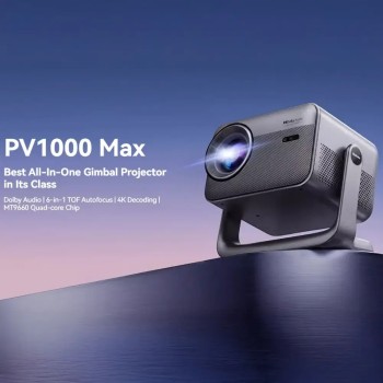 BlackView PV1000 Max Mini Projector LCD Full HD με Wi-Fi και Ενσωματωμένα Ηχεία PV1000MAX