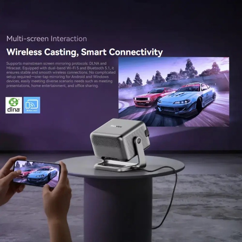 BlackView PV1000 Max Mini Projector LCD Full HD με Wi-Fi και Ενσωματωμένα Ηχεία PV1000MAX BlackView PV1000 Max Mini Projector LCD Full HD με Wi-Fi και Ενσωματωμένα Ηχεία PV1000MAX
