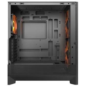 Cougar Airface 180 Mid Tower Κουτί Υπολογιστή με Tempered Glass και 3x PWM ARGB Fans Μαύρο