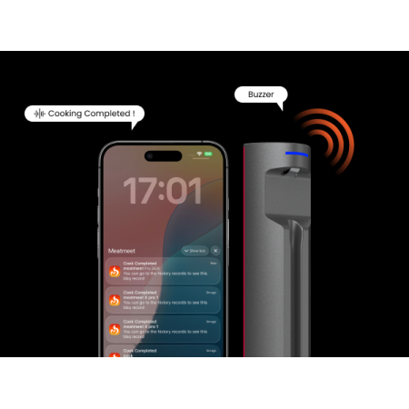 Meatmeet Pro Ασύρματο Smart Θερμόμετρο Κρέατος Bluetooth