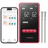 Meatmeet X Pro Smart Θερμόμετρο Κρέατος Wi-Fi & Bluetooth με 2 Probes
