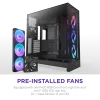NZXT H9 Flow RGB Large Dual-Chamber Mid-Tower ATX Airflow Case Black NZXT H9 Flow RGB Large Dual-Chamber Mid-Tower ATX Airflow Case Black