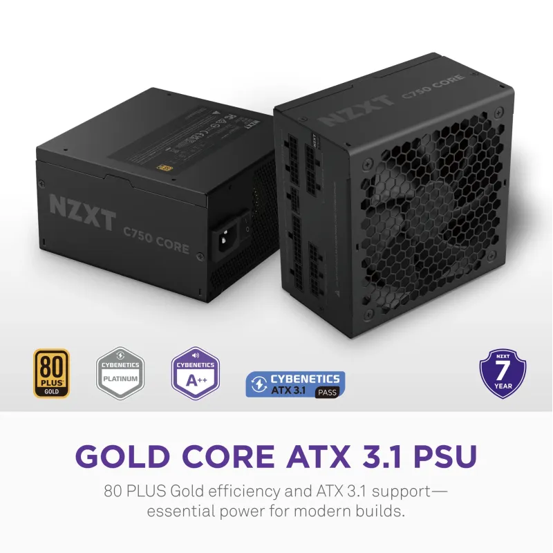 NZXT C750 Gold 750W Μαύρο Τροφοδοτικό Υπολογιστή Full Modular