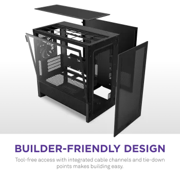 NZXT H3 Flow Mini Tower Black