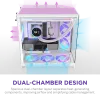 NZXT H9 Flow RGB+ (2025) Dual-Chamber Mid-Tower & Control Hub - All White