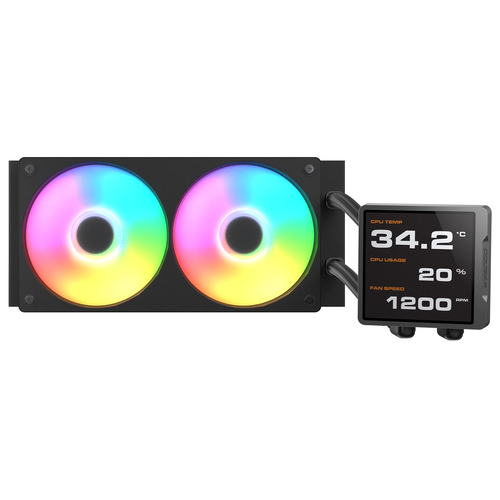 COUGAR CPU Water Cooling Poseidon Vistek Pro 240, ARGB, Black