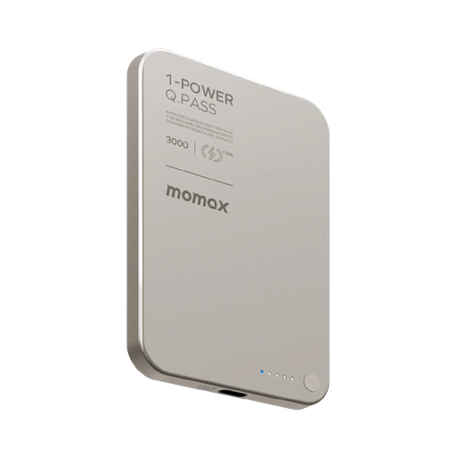 1-POWER Q.PASS 3000mAh Slim Magnetic Wireless Battery Pack (Titanium) 1-POWER Q.PASS 3000mAh Slim Magnetic Wireless Battery Pack (Titanium)