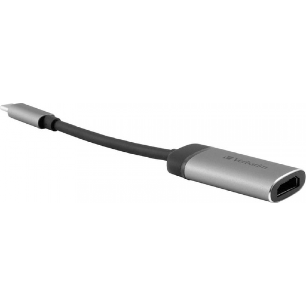 Verbatim Μετατροπέας HDMI female σε USB-C male Γκρι d