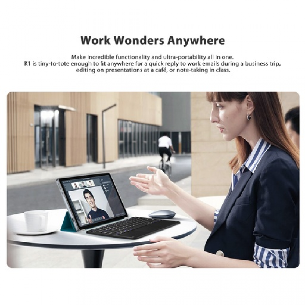 Blackview K1 Ultra-slim BV Universal Wireless Keyboard for Tab11 Tab 12 Tab 10 Pro Tab 11 Tab 7