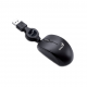 GENIUS MINI MOUSE USB 1200DPI 3BUT OPTICAL RETRACK BLACK