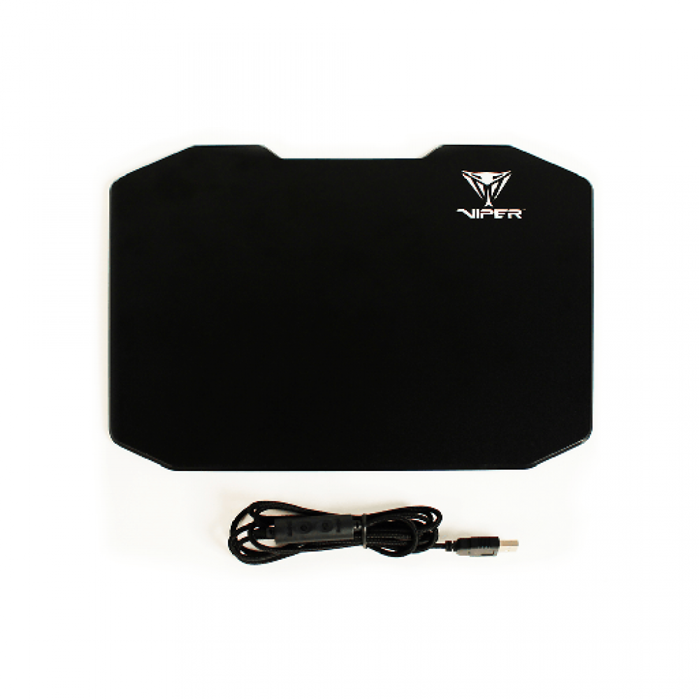 PATRIOT VIPER LED GAMING MOUSEPAD, LED-RGB RIGID-SURFACE