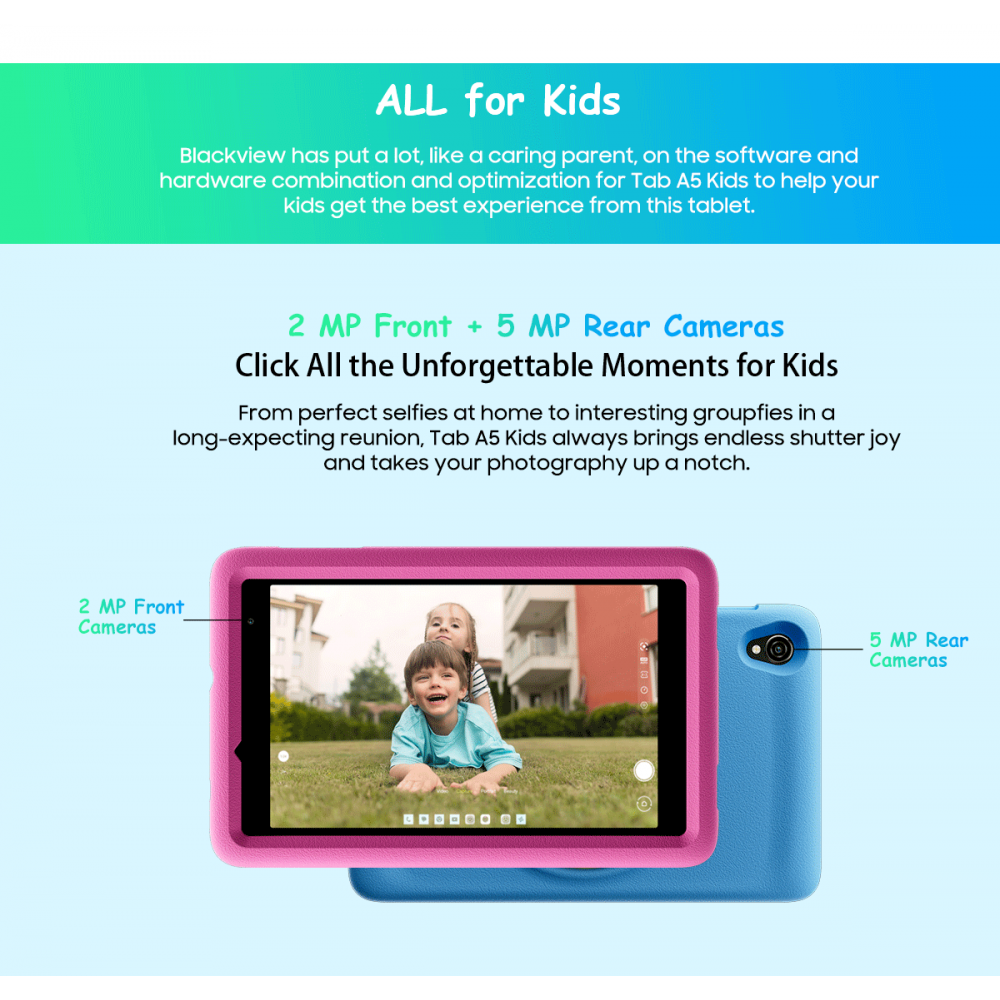 BlackView TAB A6  Kids 8" Tablet με WiFi (3GB/64GB) Donut Blue 