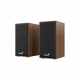 GENIUS SPEAKERS 1WAY, 2.0CH, 06W, 2", WOODEN, BROWN, USB, V/