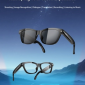 Blackview BV100 AI glasses 2K HD 800W Pixels Smart Glasses Polarized