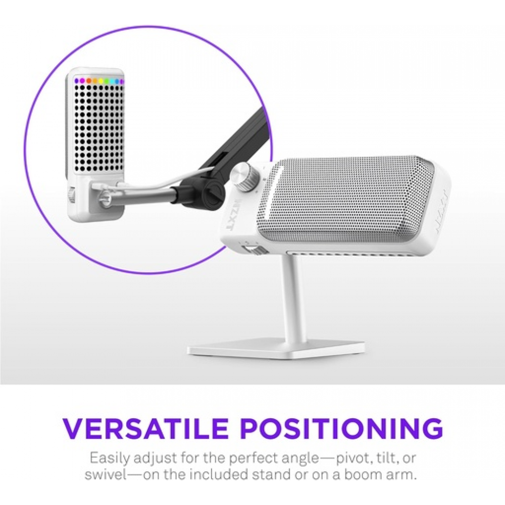 NZXT Capsule Elite Gaming Microphone White