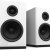 NZXT Relay PC Gaming Desktop Speakers White