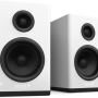 NZXT Relay PC Gaming Desktop Speakers White