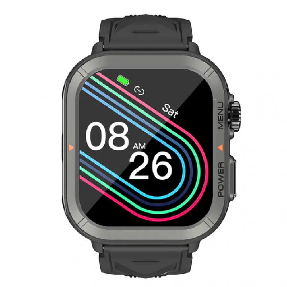 BlackView W30 Αδιάβροχο Smartwatch με Παλμογράφο (Μαύρο)