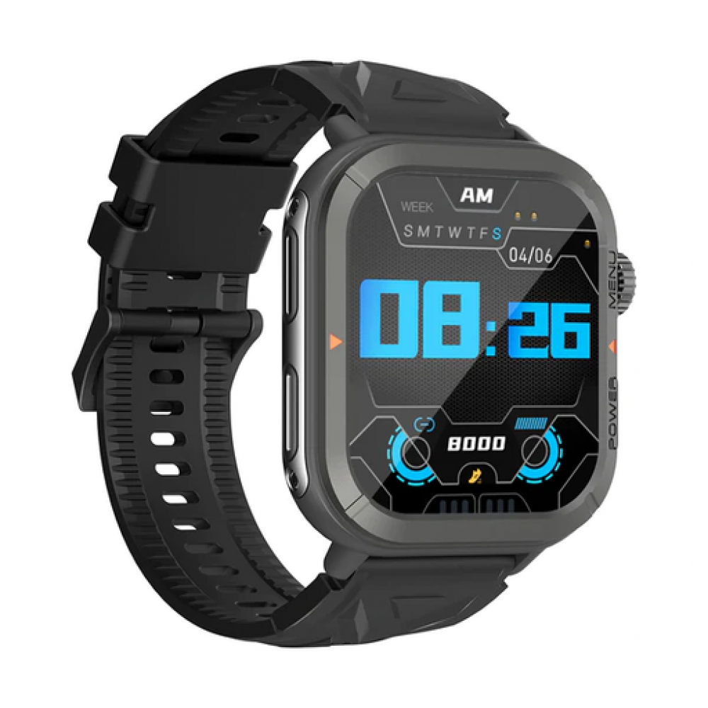 BlackView W30 Αδιάβροχο Smartwatch με Παλμογράφο (Μαύρο)