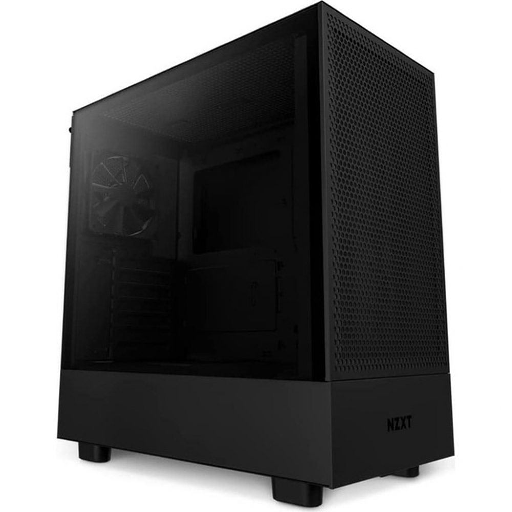 NZXT H5 Flow Gaming Midi Tower Κουτί Υπολογιστή με Πλαϊνό Παράθυρο Μαύρο