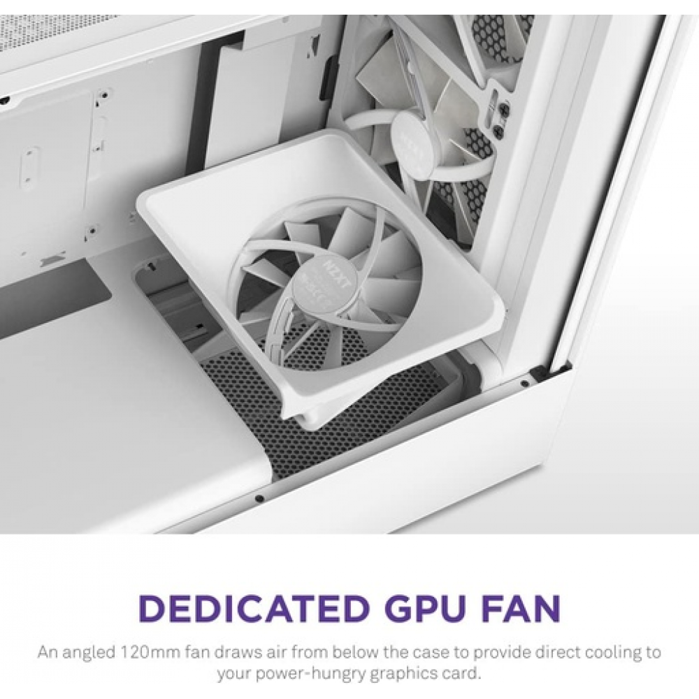 H5 (2023) Flow RGB Edition ATX Mid Tower Chassis White Color