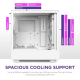 H5 (2023) Flow RGB Edition ATX Mid Tower Chassis White Color