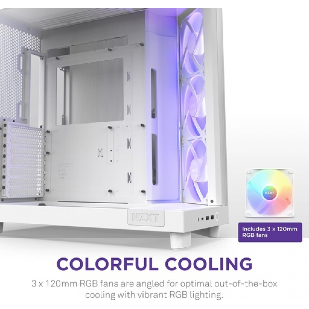 NZXT H6 Flow RGB White 2023