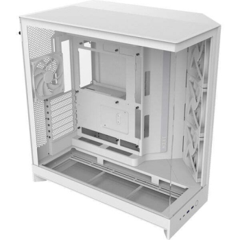 NZXT H9 Flow Large Dual-Chamber Mid-Tower ATX Airflow Case White NZXT H9 Flow Large Dual-Chamber Mid-Tower ATX Airflow Case White
