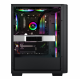 XIGMATEK Elite One, Gaming Case, Tempered Glass, 4x aRGB Fans με controller, Μαύρο