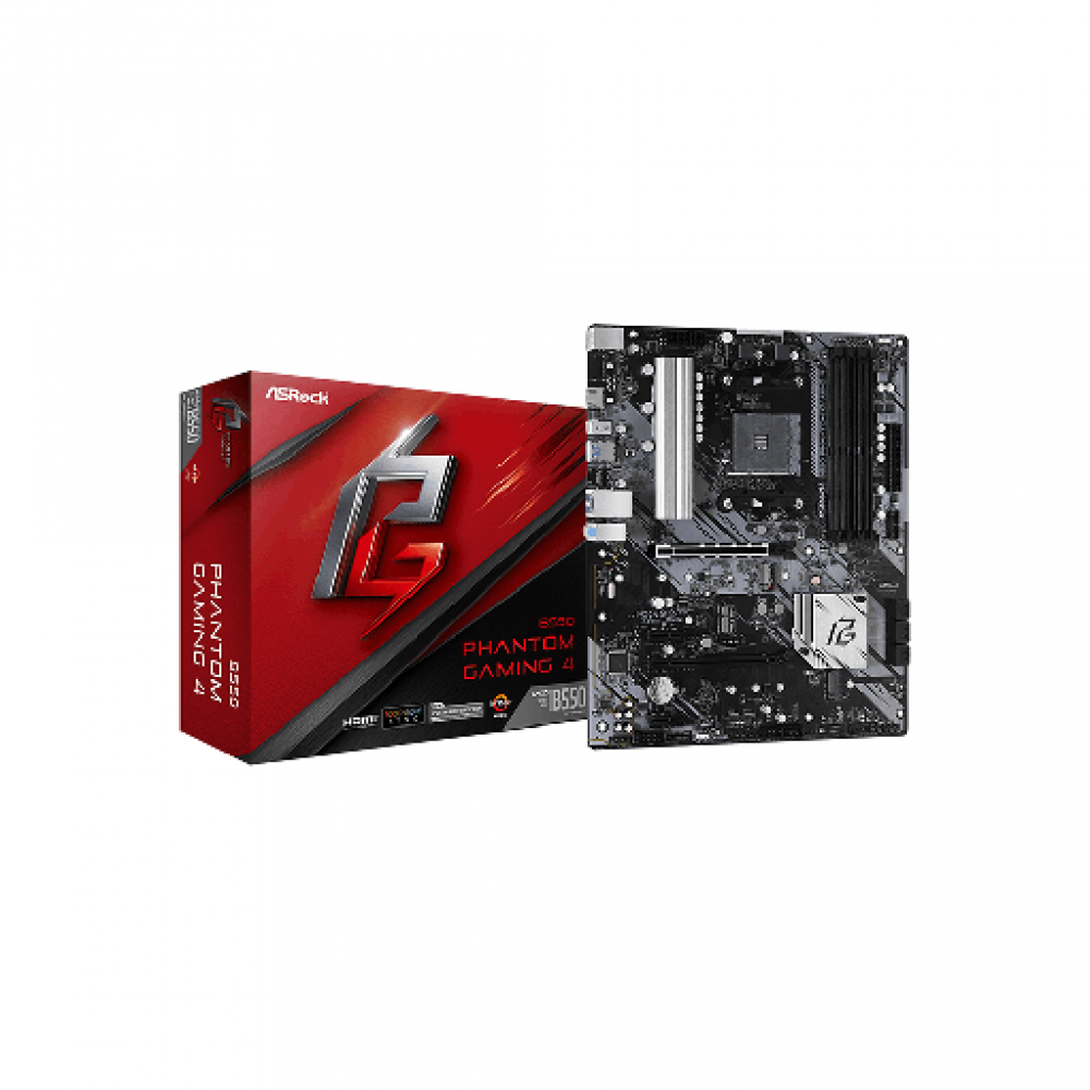 ASRock B550 Phantom Gaming 4 Motherboard ATX με AMD AM4 Socket