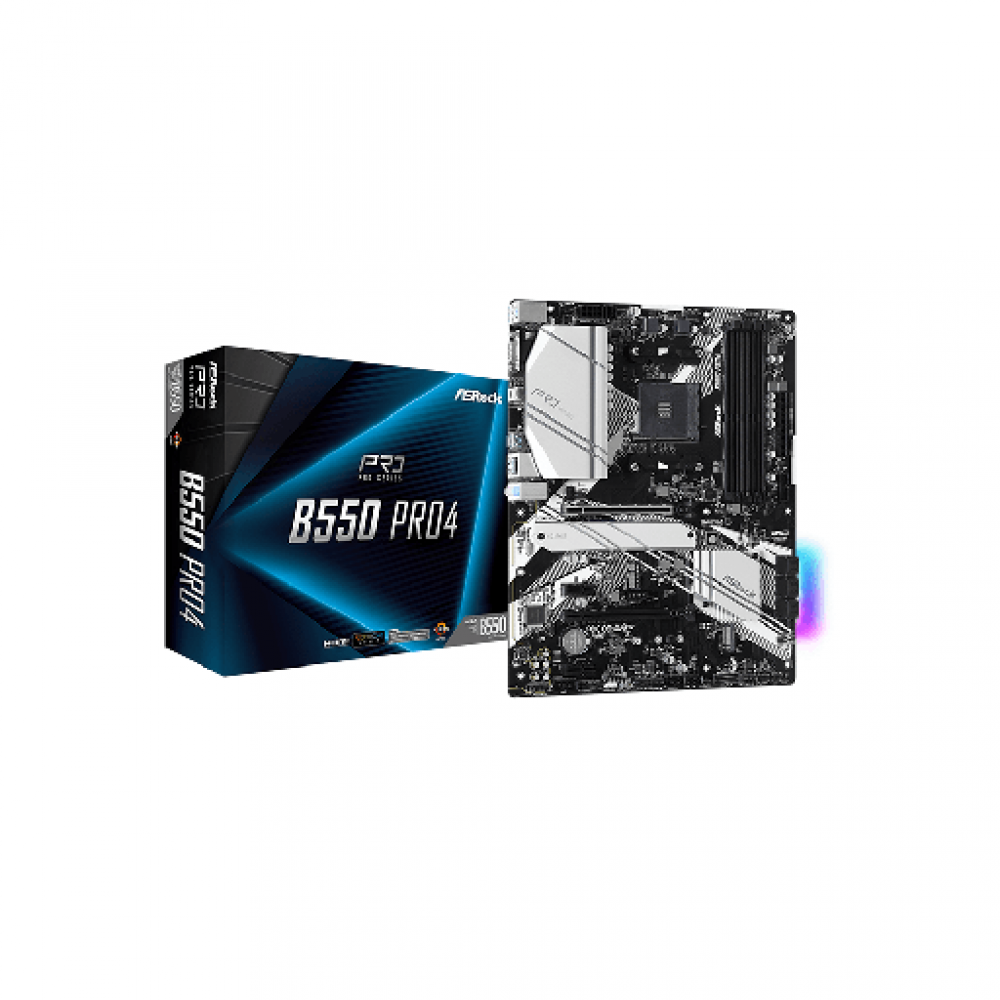 ASRock B550 Pro4 Motherboard ATX με AMD AM4 Socket