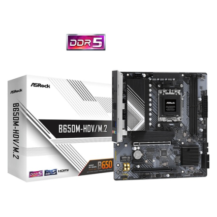 ASRock B650M-HDV/M.2 Motherboard Micro ATX με AMD AM5 Socket