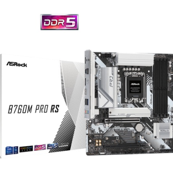 ASRock B760M Pro RS Motherboard Micro ATX με Intel 1700 Socket DDR5