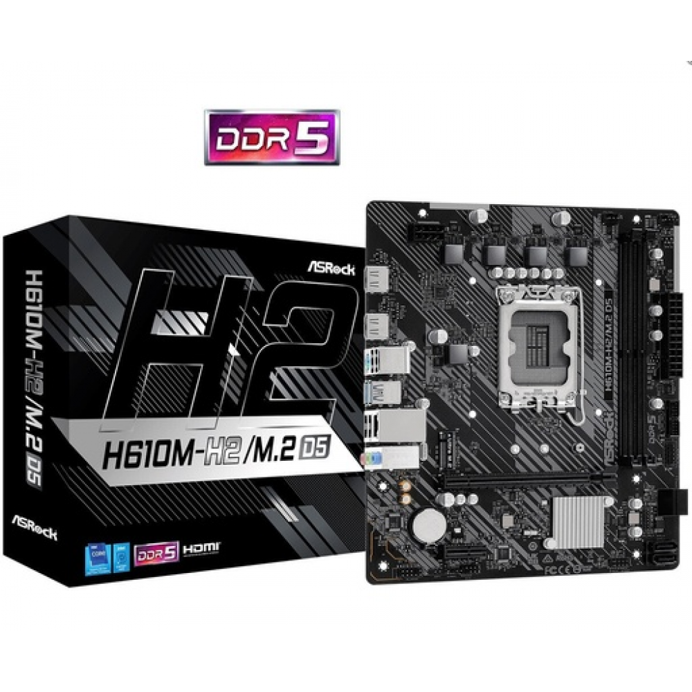 ASRock H610M-H2/M.2 D5 Motherboard Micro ATX με Intel 1700 Socket