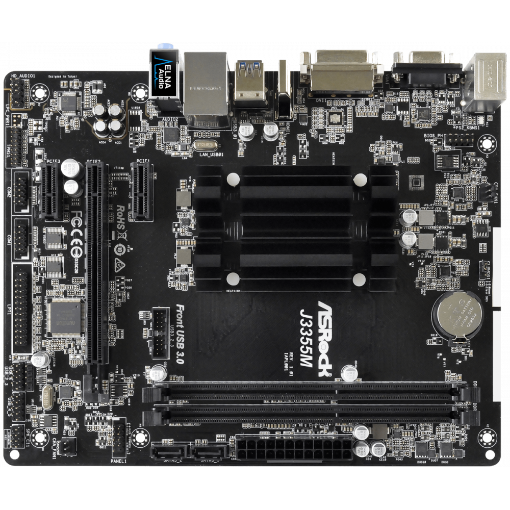 ASRock J3355M SoC Motherboard Micro ATX με Intel BGA1296 Socket