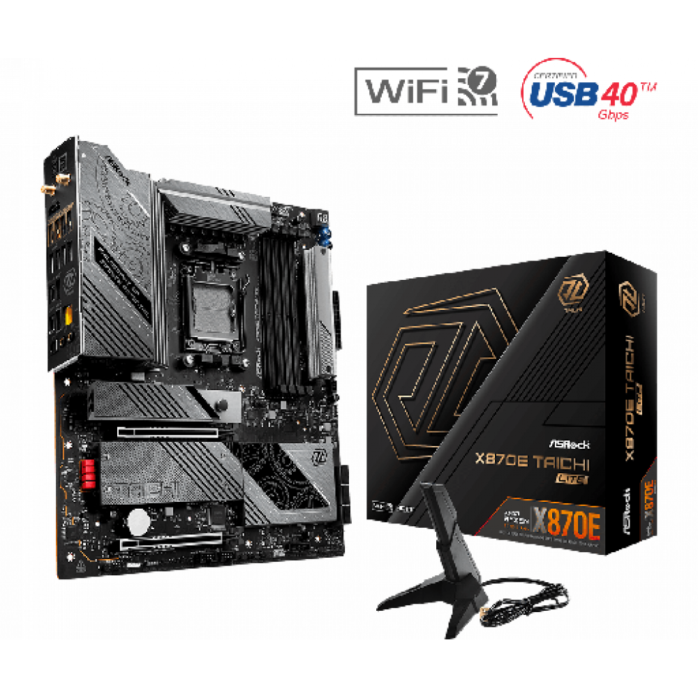 ASRock X870E TAICHI LITE Motherboard ATX με AMD AM5 Socket