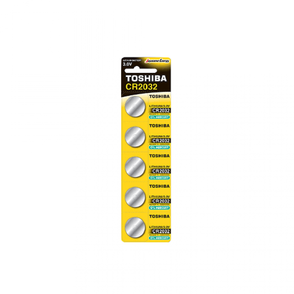 BATTERY LITHIUM POWER COIN 3V 5-PACK