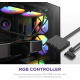 NZXT F120 RGB Core Triple Pack Black