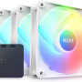 NZXT F120 RGB Core Triple Pack White