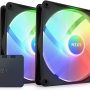 NZXT F140 RGB Core Twin Pack Black