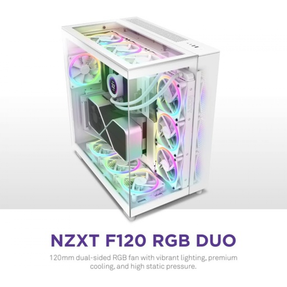 NZXT F140 RGB Duo White