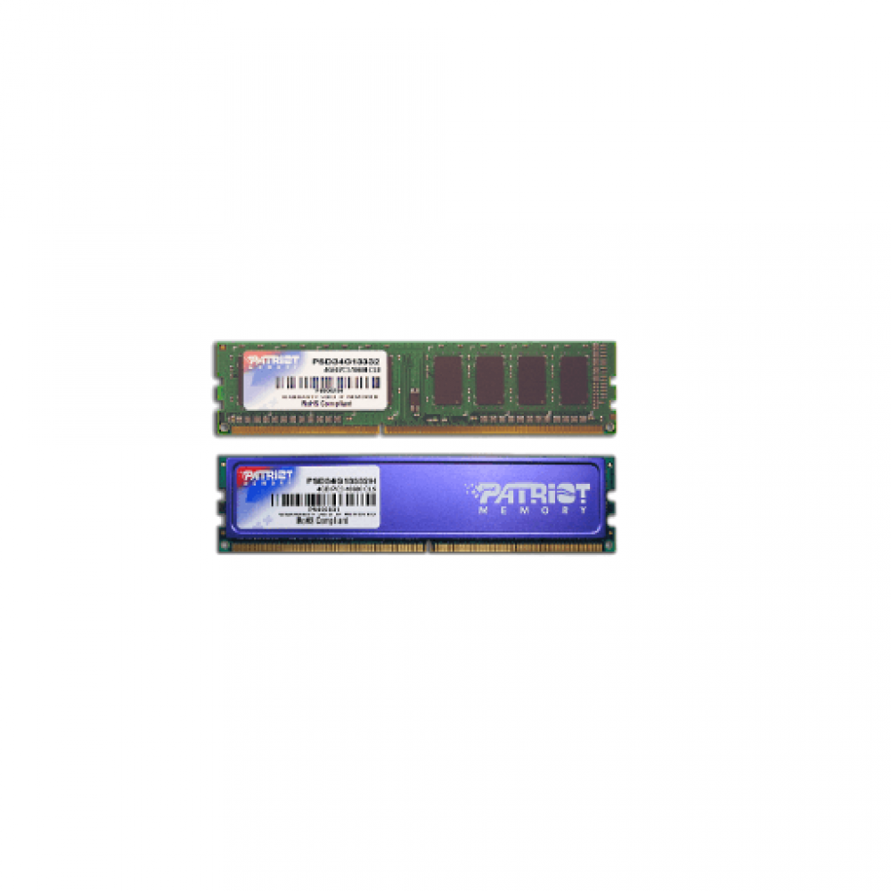 PATRIOT SIGNATURE DDR3 04GB 1333MHz PC3-10600 2R/2S