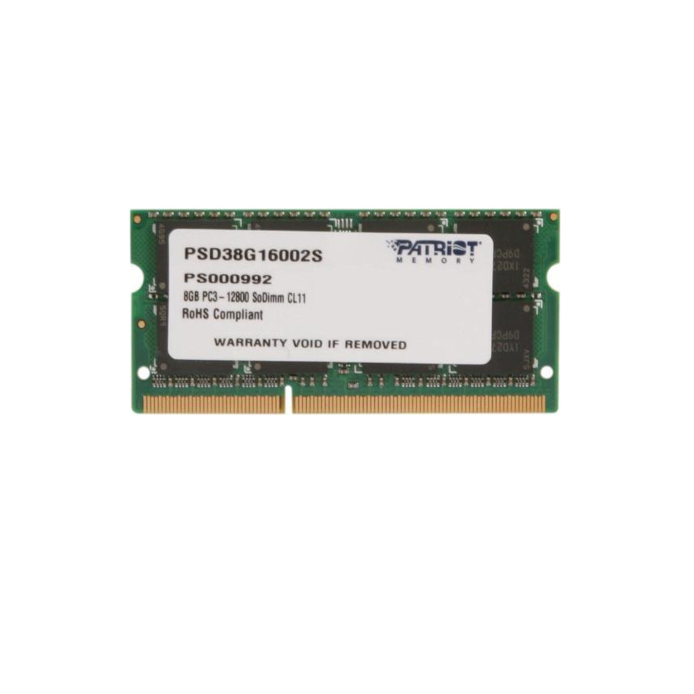 PATRIOT SIGNATURE soDDR3 08GB 1600MHz PC3-1280 2R/2S