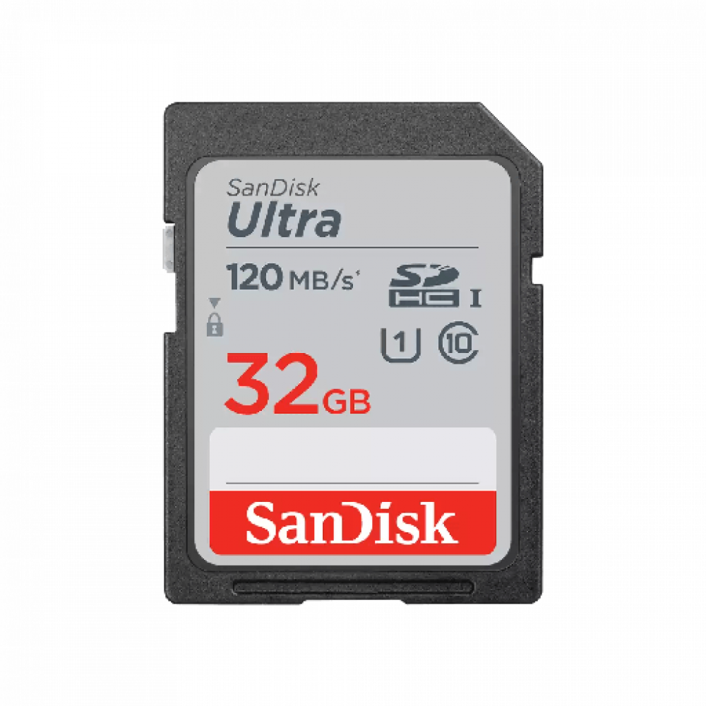 SanDisk Ultra 32GB SDHC Memory Card 120MB/s