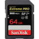 Sandisk Extreme Pro SDXC 64GB Class 10 U3 V90 UHS-II