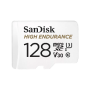 Sandisk High Endurance microSDXC 128GB Class 10 U3 V30 UHS-I με αντάπτορα