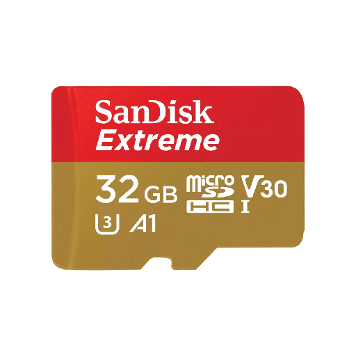 Sandisk Extreme microSDHC 32GB Class 10 U3 V30 A1 UHS-I με αντάπτορα