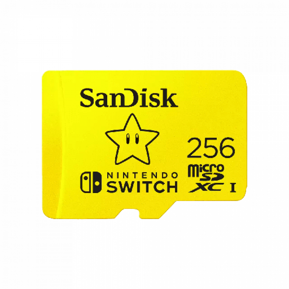 Sandisk Nintendo Switch microSDXC 256GB Class 10 U3 V30 A1 UHS-I