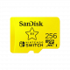 Sandisk Nintendo Switch microSDXC 256GB Class 10 U3 V30 A1 UHS-I