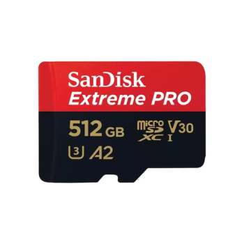 Sandisk Extreme Pro microSDXC 512GB Class 10 U3 V30 A2 UHS-I με αντάπτορα Sandisk Extreme Pro microSDXC 512GB Class 10 U3 V30 A2 UHS-I με αντάπτορα